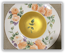 27-12 inch Bowl, Gold Metallic